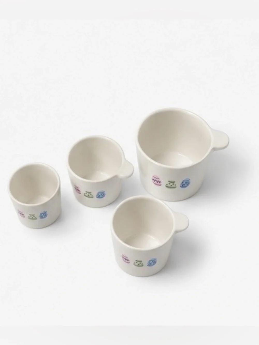 Rae Dunn Easter Measuring Cups Bunny Egg Pastel Set Spring Kitchen